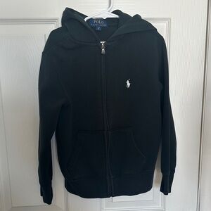 Polo by Ralph Lauren Kids' Classic Black Zip-Up Hoodie